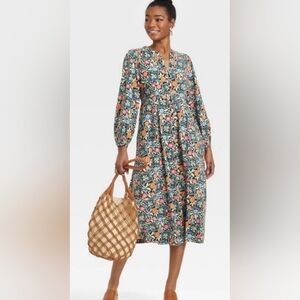 Universal Thread Multi floral Color Tiered Sundress Size XXL With Side Pockets